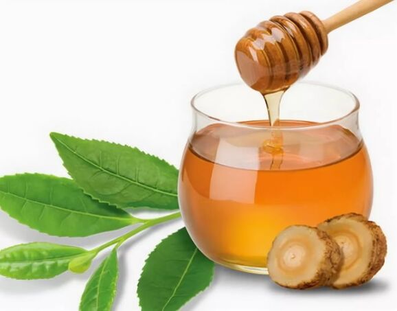 Ginseng eztiarekin