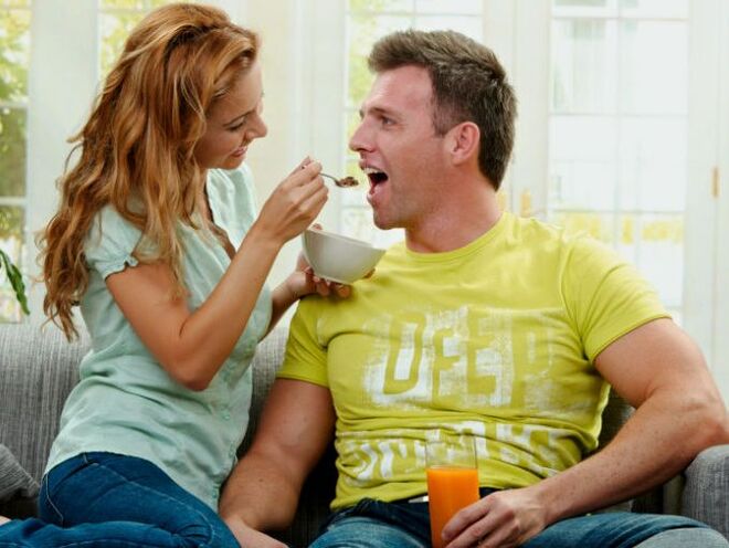 Elikadura egokia gizonaren osasunerako gakoa da, osasun sexuala barne.